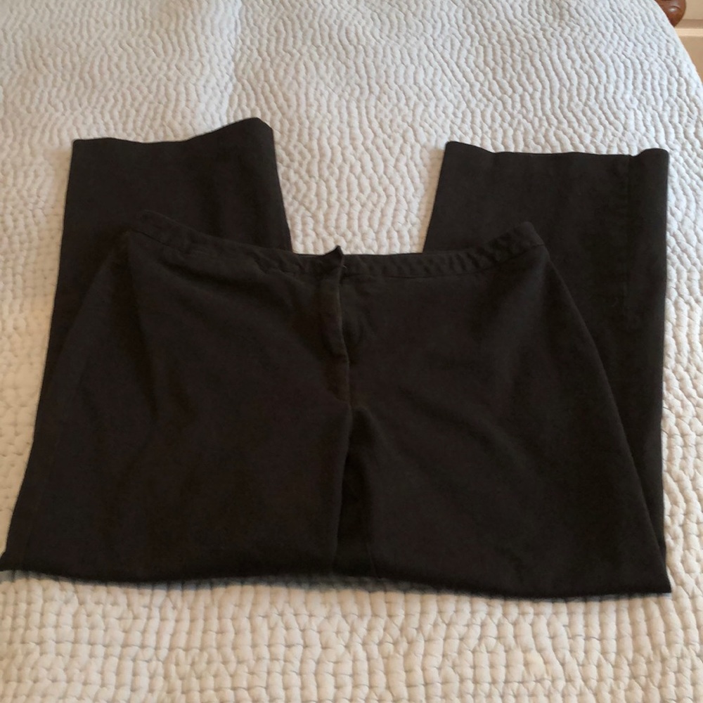 Boden straight-leg black pants, UK size 18/US size 14